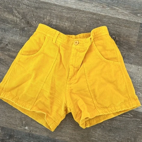 Jungmaven Cabuya Corduroy Yellow Shorts - Picture 4 of 4